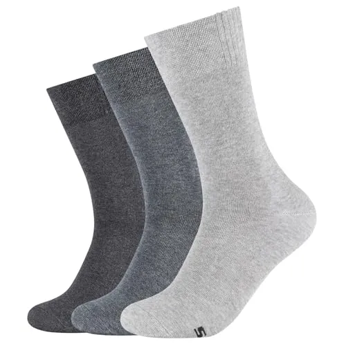 Skechers Socks Herren Sk41007 Socken, Grau (Light Grey Melange 9300), (Herstellergröße: 39/42) (3er Pack)