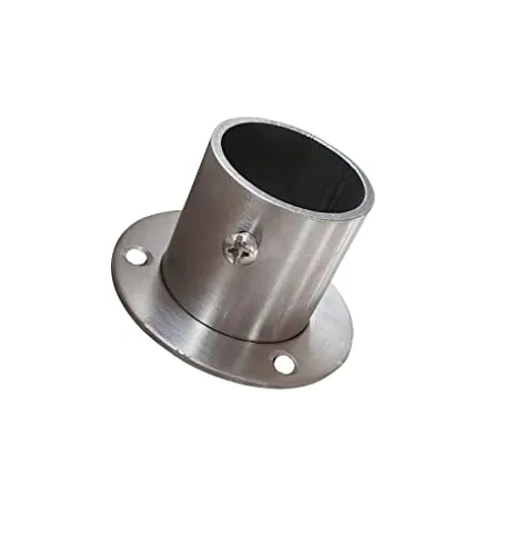 Flansch Edelstahl Flanschverbindung Wandanker Wandflansch Rohrbefestigung Halter für Rohr für Innen und Außen (32mm) 1 Stück