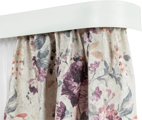 SN DECO GROUP Vorhangschiene SH2 - 2-läufige Innenlauf Gardinenstange - Gardinenstangen aus Kunststoff, fixmaß 120 cm, inkl. Rundbögen und Befestigungsmaterial für einfache Montage, ideal für elegante Raumgestaltung.
