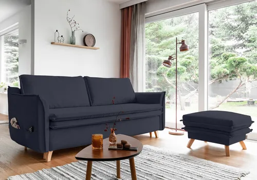 Schlafsofa mit Bettkasten