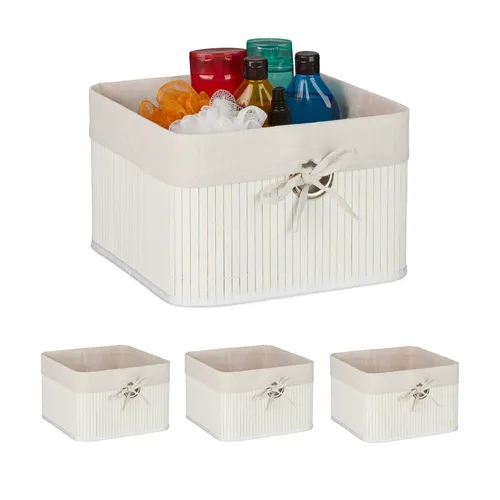 Körbe Weiß von Relaxdays