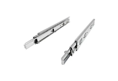 SO-TECH® Auszug Vollauszug kugelgelagert bis 45 kg mit Auflagewinkeln, mit Auflagewinkeln Auflagelaschen KV4-45-H45-NF