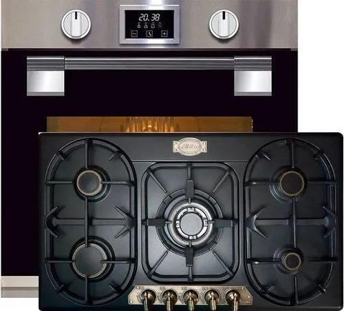 Kaiser Herd Set  Einbaubackofen EH 6337 +KG 9325 Gaskochfeld