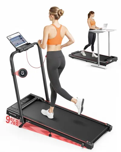 Laresar Elektrisches Laufband Klappbar mit Steigung und Smart App-Steuerung