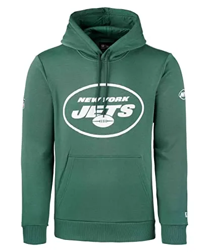 New Era NFL New York Jets Kapuzenpullover - 4XL in Jets Grün - Exklusiver Kapuzenpullover in Teamfarbe für echte Fans. Hochwertiger Druck, kuscheliger Innenstoff und praktische Kängurutasche sorgen für Komfort und Stil.