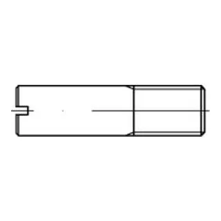 DIN 427/ISO 2342 Schaftschraube M4x16 - 100 Stück galvanisch verzinkt - Madenschraube & Gewindestift, hochwertige galvanisch verzinkte Schaftschrauben mit Kegelkuppe für langlebige Verbindungen und einfache Montage.