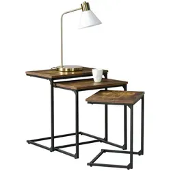 [en.casa] Beistelltischset Tjörn 3er Set