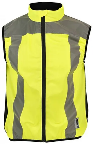 korntex Arbeitshose Elastic Mobility Safety Vest Ludwigsburg - Arbeitshose mit vertikalen Reflektoren für optimale Sichtbarkeit, ideal für sicheres Arbeiten in anspruchsvollen Umgebungen. Hochwertiger Reißverschluss und EAN Barcode inklusive.