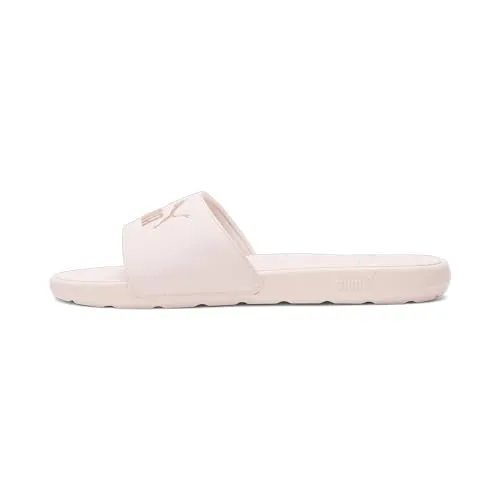 PUMA Damen Cool Cat 2.0 WNS Slide Sandal - Cloud Pink Rose Gold, 35.5 EU - Wanderschuhe mit flachem Absatz und offener Kappe, ideal für komfortable Sommerausflüge und entspannte Tage.