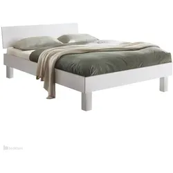 Forti Bettgestell 90-200 cm, Weiß lackiert in weiß von Hasena