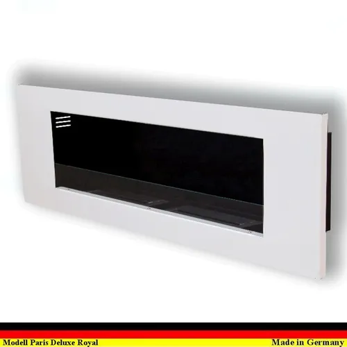 Gelkamin Ethanolkamin Ethanol Kamin Cheminee Modell Paris Deluxe Royal Weiss