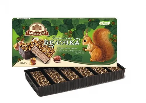 Waffeltörtchen Babaevskaja Belochka 220g Waffelntorten von Babaevsky Confectionary Concern OAO