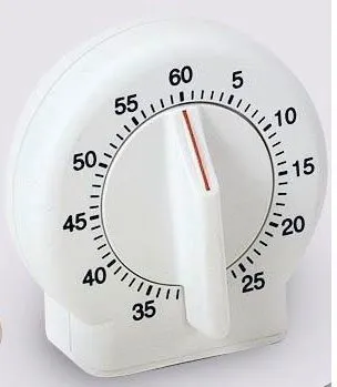 Atlanta Kurzzeitmesser Eieruhr, 287 Eieruhr, Küchentimer, Küchenaccessoire, bis 60 Minuten einstellbar