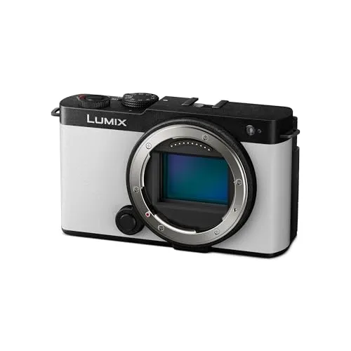 Panasonic Lumix DC-S9E-W - Spiegellose Vollformat Kamera mit 24,2 MP, 6K Video und 180° schwenkbarem Monitor, perfekt für Vlogger und Content-Ersteller