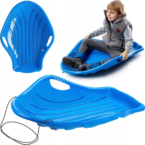 KADAX Poporutscher, 94x69x19cm Bob Schlitten für Kinder und Erwachsene