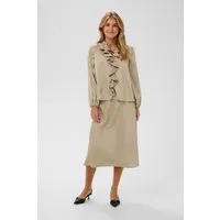 Rock LodisaSZ Gerade Passform Satin-Midirock - Eleganter Satin-Midirock für Damen mit elastischem Bund und fließender Silhouette. Ideal für vielseitige Outfits, ob im Alltag oder zu besonderen Anlässen.