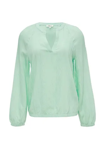 s.Oliver Bluse mit Strukturstreifen Minze 38