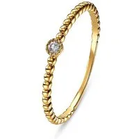 Valeria Damenring 87575837 aus 375er Gelbgold - Eleganter Damenring aus 375er Gelbgold, perfekt für besondere Anlässe oder als täglicher Begleiter. Größe: 56