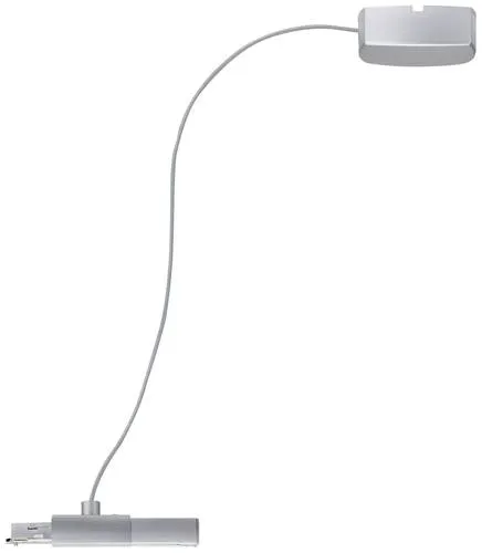 Paulmann 95416 Hochvolt-Schienensystem-Komponente Stromeinspeisung Chrom (matt) - Zubehör für Leuchten: Die elegante Chrom-Einspeisung ermöglicht flexible Lichtinstallationen bis 2m für hohe Decken und sorgt für innovative Raumgestaltung.