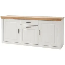 Landscape Sideboard Brixen, Eiche, Pinien, Holzwerkstoff, 3 Fächer, 1 Schublade(n) Schubladen, 183x85x50 cm, Typenauswahl, Beimöbel erhältlich, Wohnzimmer, Kommoden & Sideboards, Sideboards