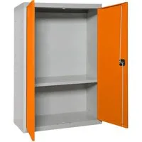 PROREGAL Stahlschrank AMEGO 90 x 80 x 40 cm - Robuster und abschließbarer Metallschrank mit praktischem Fachboden für vielseitige Aufbewahrung. Ideal für Büro oder Werkstatt, mit kratzfester Beschichtung für langanhaltende Qualität.
