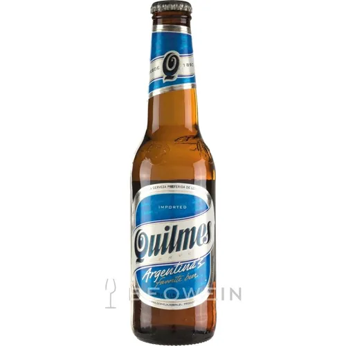 Quilmes 0,34 l Bier aus Argentinien, 4,9%vol, helles Lager