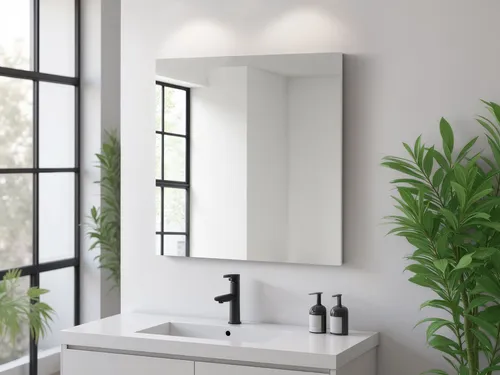 welltime Badspiegel Florenz – 60cm, 80cm, 100cm in weiß von welltime