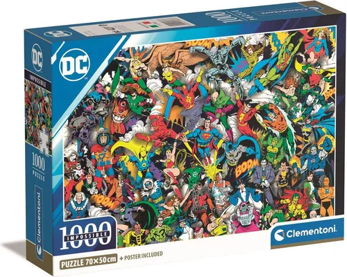 Clementoni DC Comics Impossible Puzzle 1000 pc(s)
