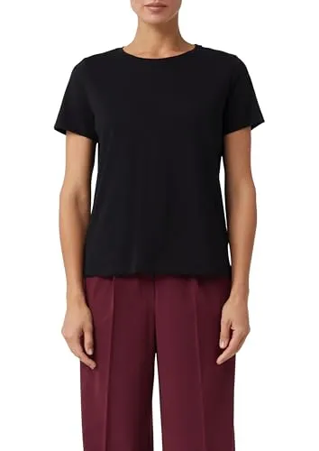 comma casual identity T-Shirt Regular Fit Schwarz L (40)