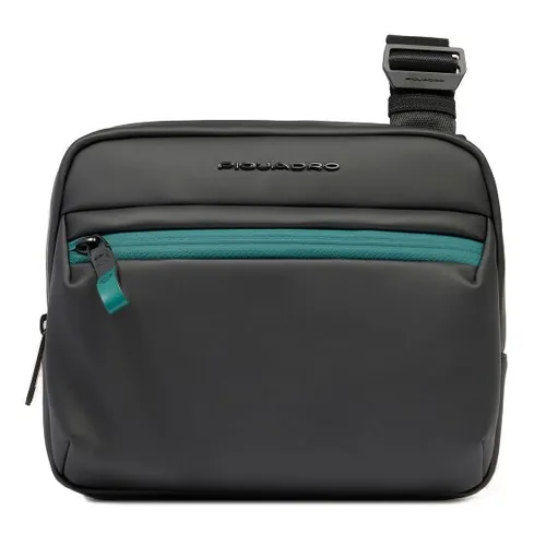 Piquadro Corner Umhängetasche 22 cm schwarz TAS055848 von Piquadro