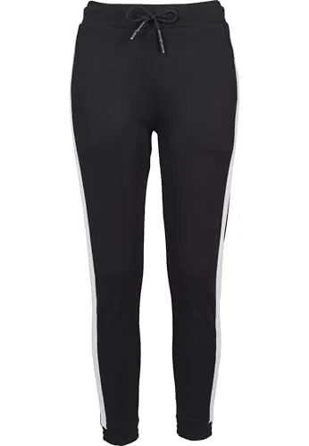 Urban Classics Damen Relaxed Sporthose TB1992, Schwarz - Sport-Jogginghose für Damen mit elastischem Bund und zwei praktischen Taschen, ideal für Freizeit und Training. Bequeme Passform in dezenten Farben.