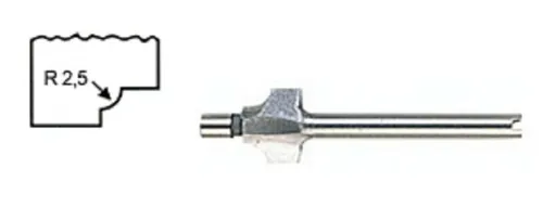 Proxxon 29040 Kantenfräser mit Ansatz 5mm