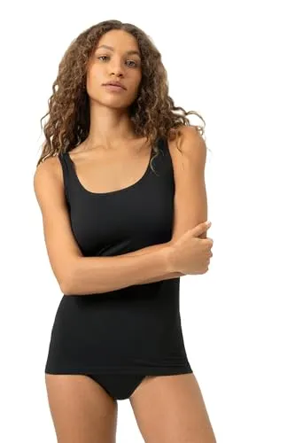 Mey Tagwäsche Serie Superfine Organic Damen Tops - Unterhemden & BH-Hemden für Damen, schmale Passform mit tiefem Rundhalsausschnitt und breiten Trägern, 100% Made in Germany für ein natürliches Tragegefühl.