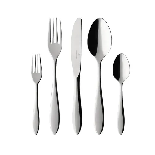 Villeroy & Boch Arthur Besteck-Set 30-teilig - Hochwertiges 30-teiliges Besteckset aus Edelstahl, ideal für festliche Anlässe und den täglichen Gebrauch, vereint Eleganz und Funktionalität.