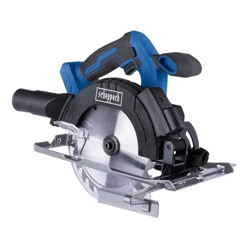 Akku-Kreissäge C-Hcs-165-X - Bürstenloser Motor für präzise Holzschnitte, stufenlos einstellbar mit integriertem Laser und LED-Arbeitsleuchte