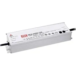 MW HLG-240H-12A - 192 W LED-Trafo - Treiber mit festen Anschlussleitungen, ideal für LED-Anwendungen mit Überlastschutz und IP65 für Innen- und Außenbereich.