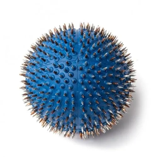 Lyapko Akupunktur Hand-Fußmassage Dunkelblau Nadelball - Massageball aus medizinischem Gummi mit 656 Nadeln für Stressabbau und Entspannung. Fördert Gesundheit und Regeneration nach Sportverletzungen.