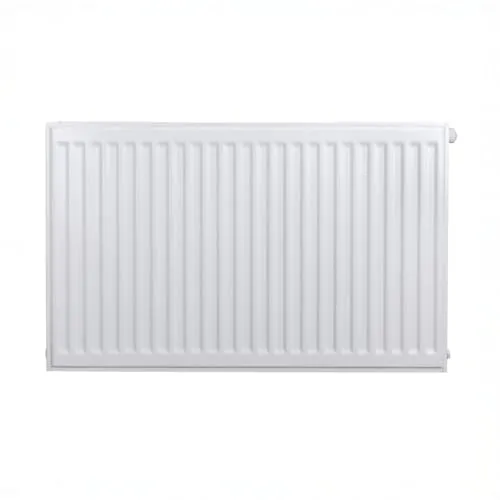 Belrad® Heizkörper Typ 22 | flacher Universalheizkörper mit 6 Anschlüssen | modern, kompakt & energiesparend | Wandmontagefähig | ideal für Wohnzicmer, Bad & Gäste-WC | Flachheizkörper weiß 90x50 cm