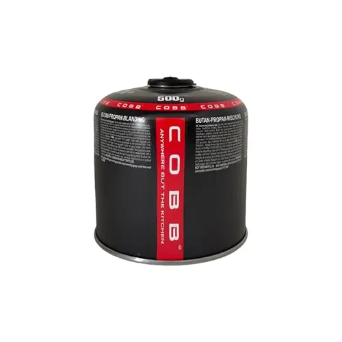 Campingman 1 Stück Gaskartusche 500g Butan Gas Schraubkartusche mit Schraubventil Universal Butangas Brennstoffflaschen Campingas für Gaskocher Gasheizung (1)