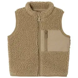 Vertbaudet Baby Weste aus Teddyfleece Taupe 71
