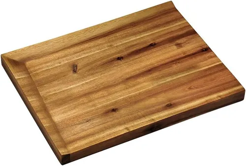 KESPER® Schneidebrett Schneid- und Servierbrett, Akazienholz, 38 x 28 x 3 cm, (1-St)