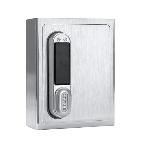 masunt Schlüsseltresor 1121 RFID - Kontaktloser Zugang - Schlüsseltresor mit RFID-Technologie für kontaktlosen Zugang ohne Code. Ideal für effizienten Zugriff rund um die Uhr, robustes Edelstahlgehäuse für den Außenbereich.