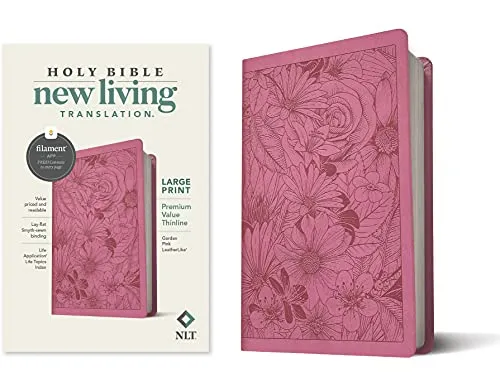 Tyndale NLT Large Print Premium Value Thinline Bible