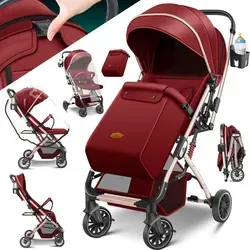 KIDIZ Kombi-Kinderwagen in rot von KIDIZ