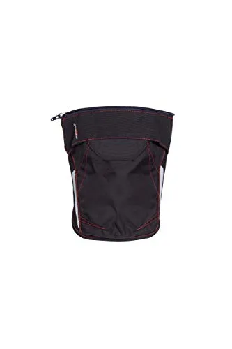 Grizzlyskin Schwarze Kniepolstertasche für Arbeitsshorts N7 (76) - Workwear Kniepolster für Kurze Arbeitshose einfach anzippen