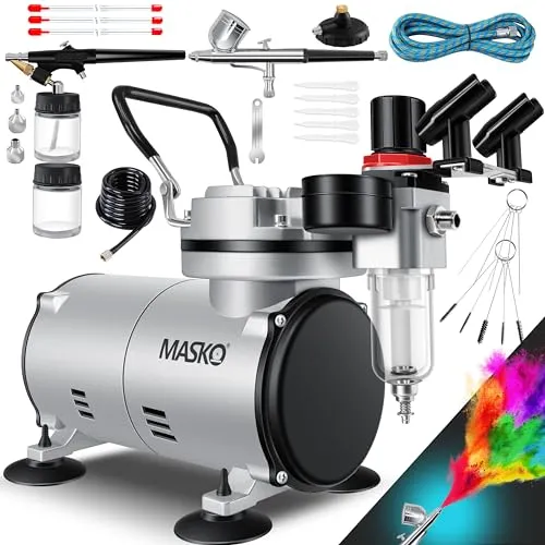 MASKO® Airbrush-Set mit Kompressor 4 bar von Masko