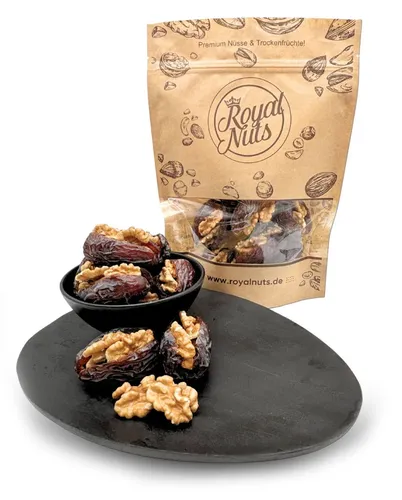 Medjool Datteln mit Walnüssen - 1000 g - 1 kg - Royalnuts
