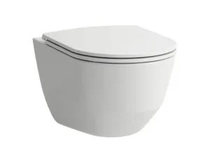 Laufen Tiefspül-WC wandhängend mit Pro Pack WC-Sitz von LAUFEN