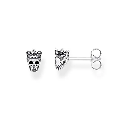 Thomas Sabo Unisex Totenkopf Ohrstecker aus 925 Sterling Silber - Ohrringe für Damen, aus 925er Sterlingsilber, trendiges Totenkopf-Design, perfekt kombinierbar mit anderen Schmuckstücken von Thomas Sabo.