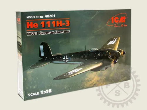 He 111H-3 WWII German Bomber / 1:48 - ICM